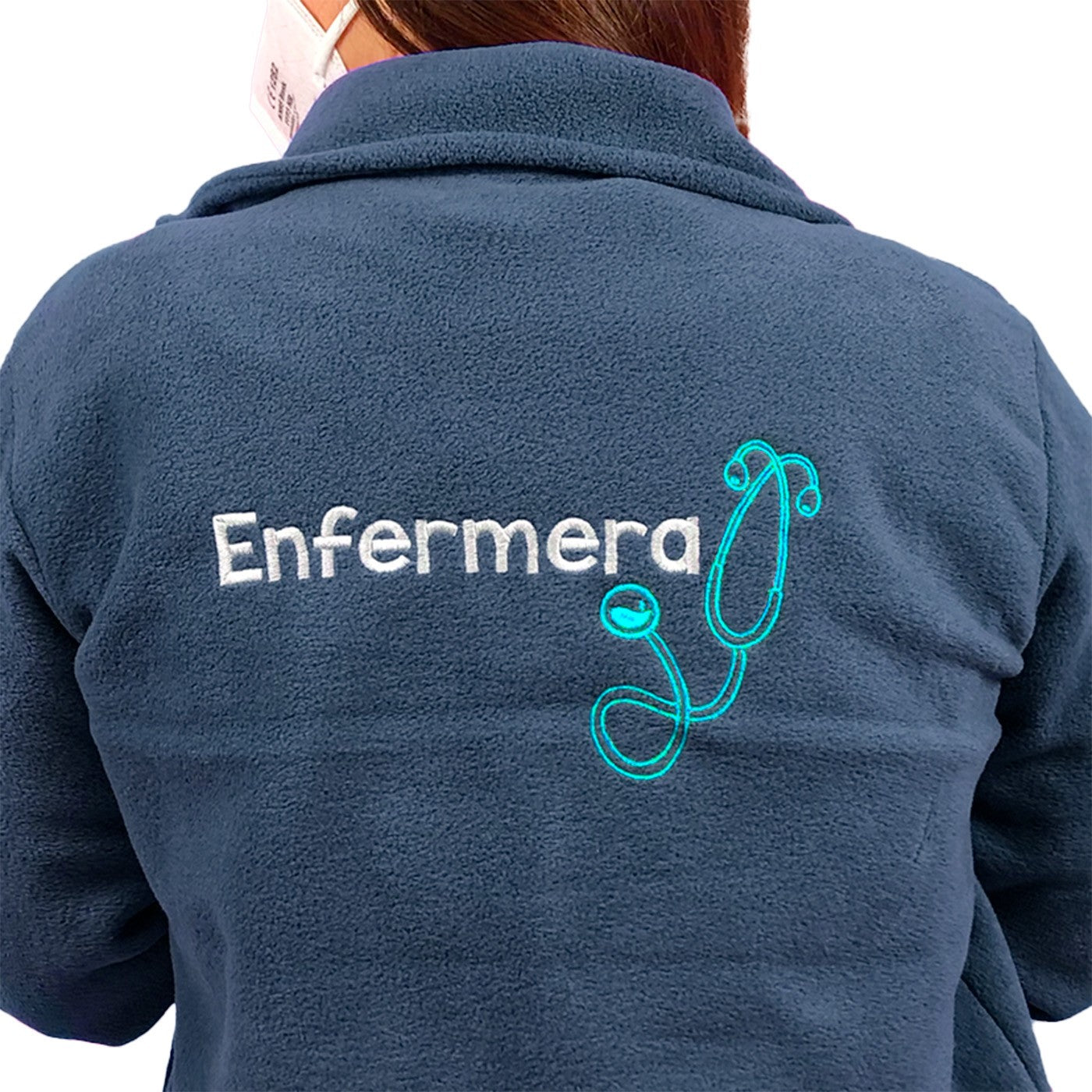 Forro Polar azul Marino mujer bordado - SalusPlay-zoom-9