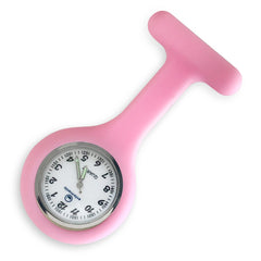 reloj enfermería silicona rosa chicle