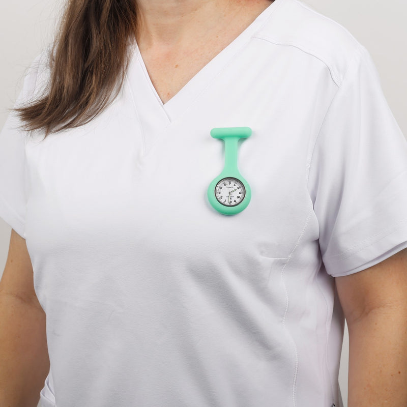 Silicone Nurse Watch - Solid Colors -zoom-