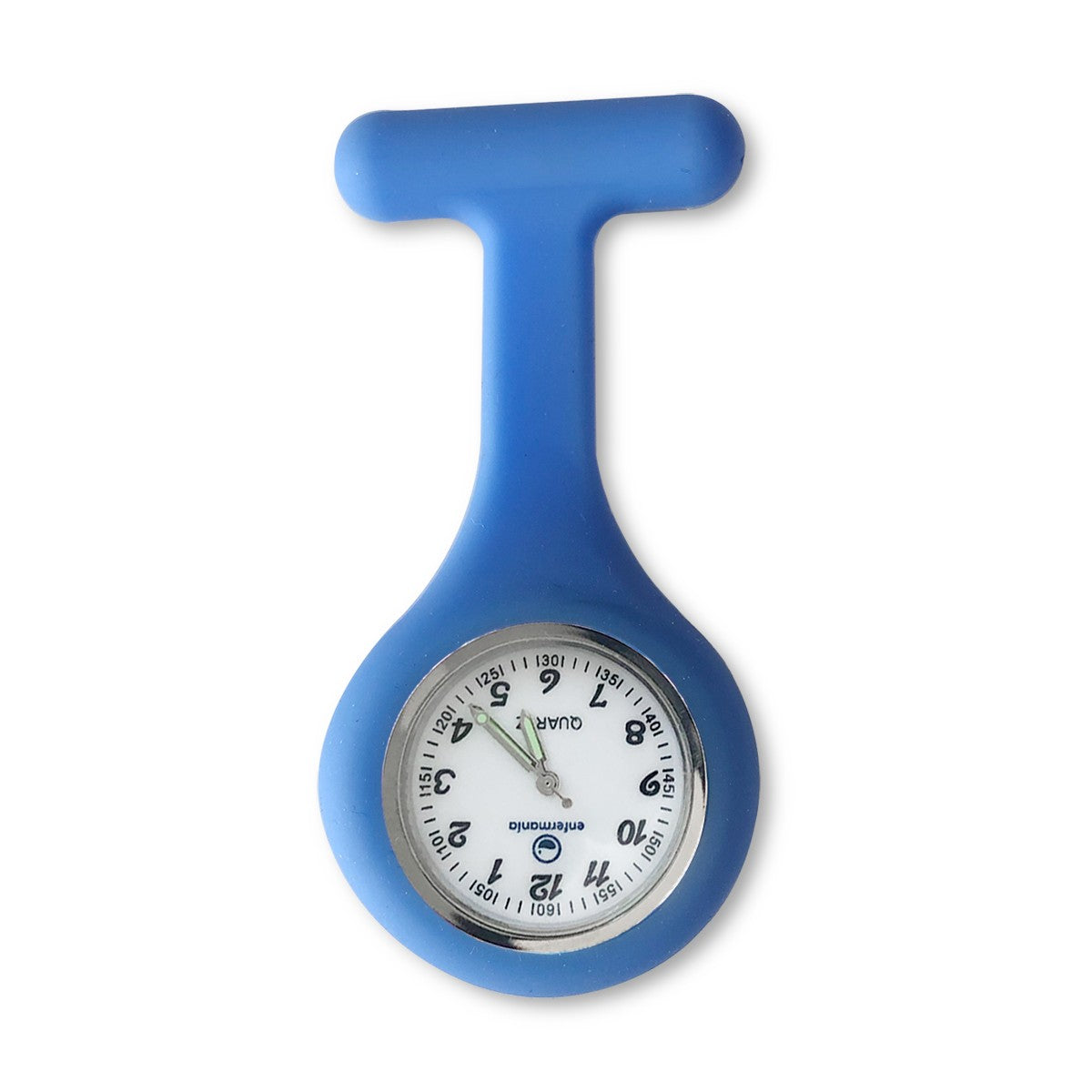 reloj enfermería silicona azul
