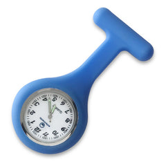reloj enfermería silicona azul