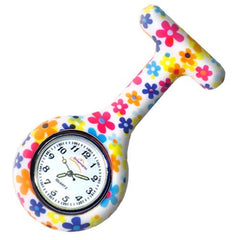 reloj de silicona con estampado colorflower