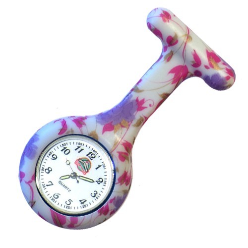 Silicone Nurse Watch - Printed-zoom-