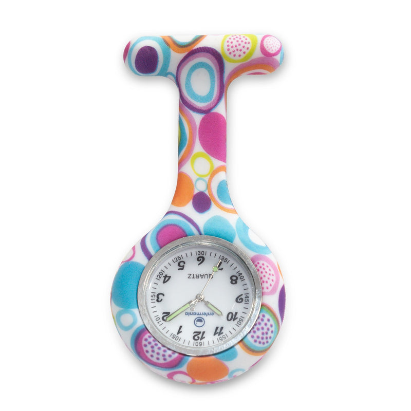 Silicone Nurse Watch - Printed-zoom-