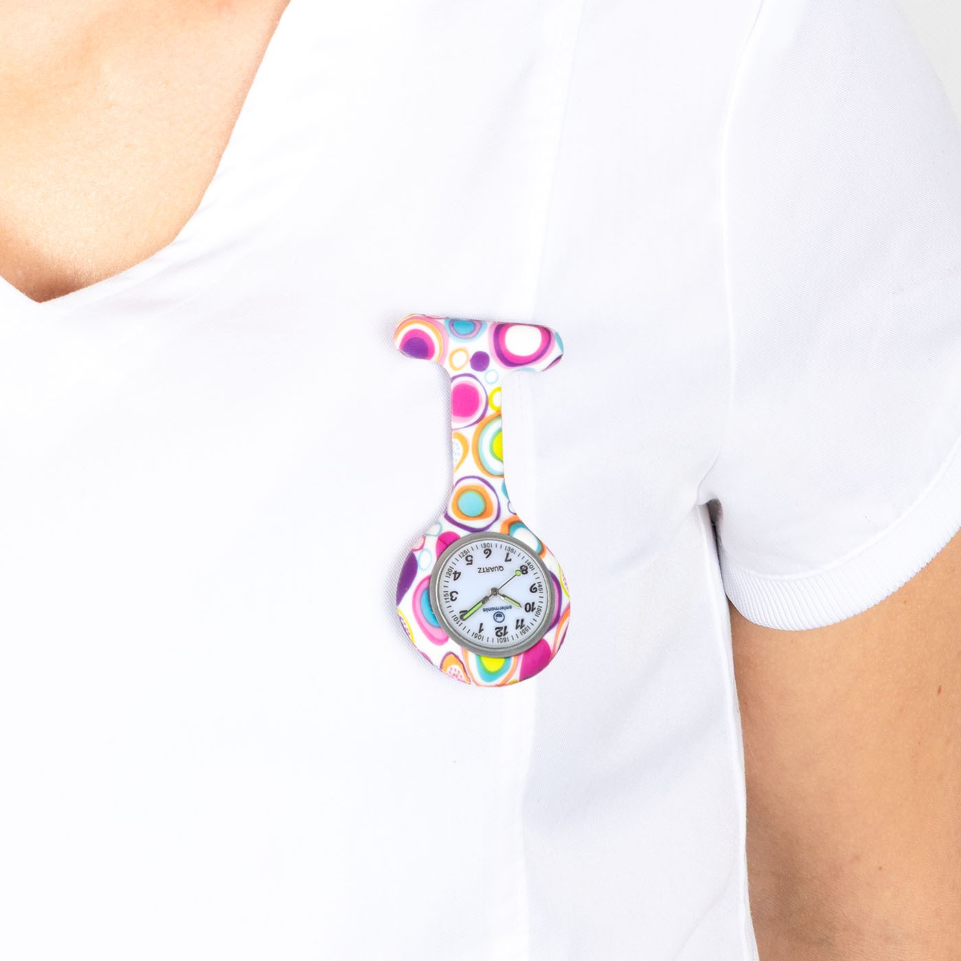 Silicone Nurse Watch - Printed-zoom-12