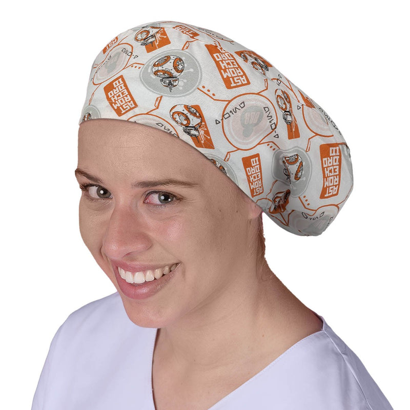Surgical cap for long hair - Printed -zoom-