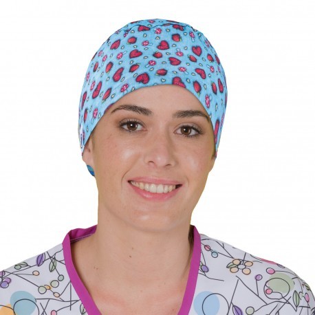 Surgical cap for long hair - Printed -zoom-15