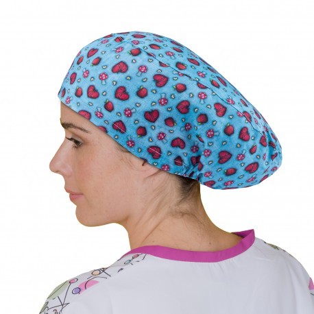 Surgical cap for long hair - Printed -16