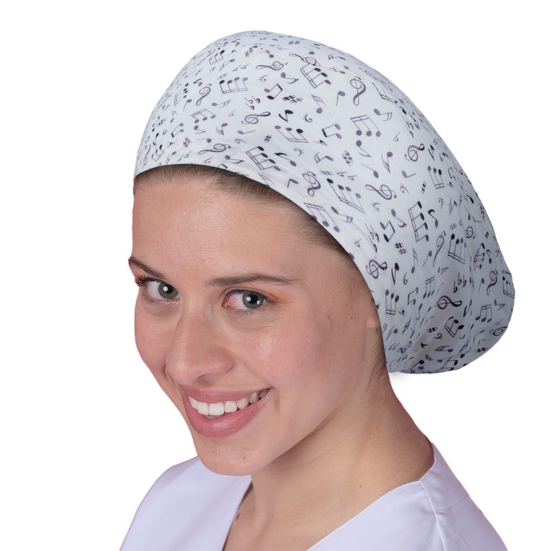 Surgical cap for long hair - Printed -zoom-