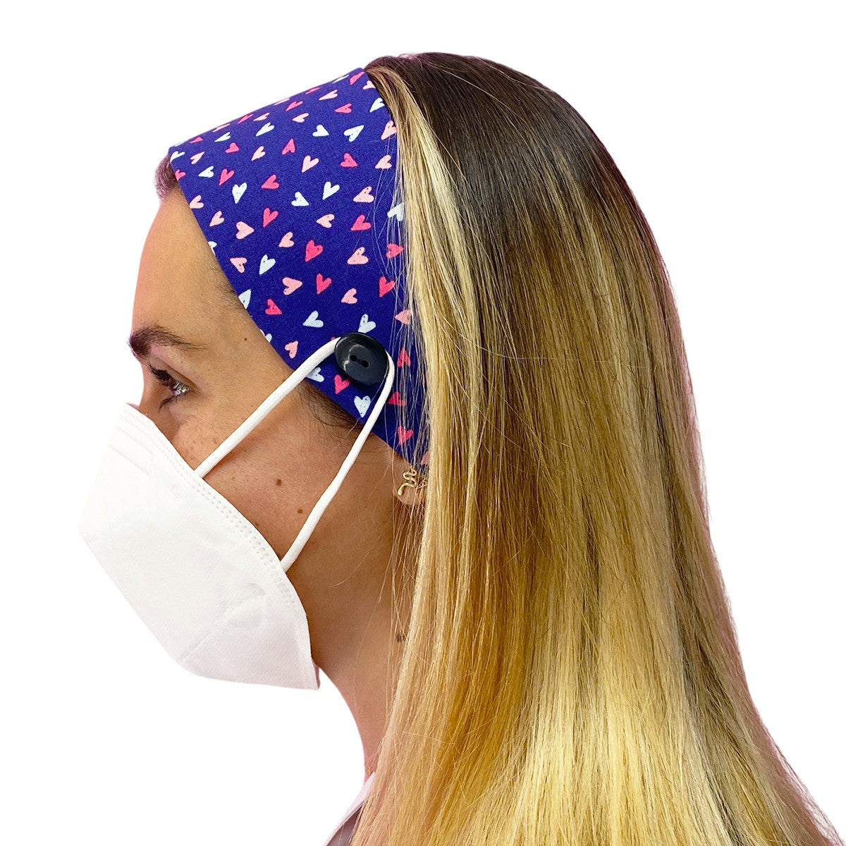 Headband with button - Prints-zoom-4