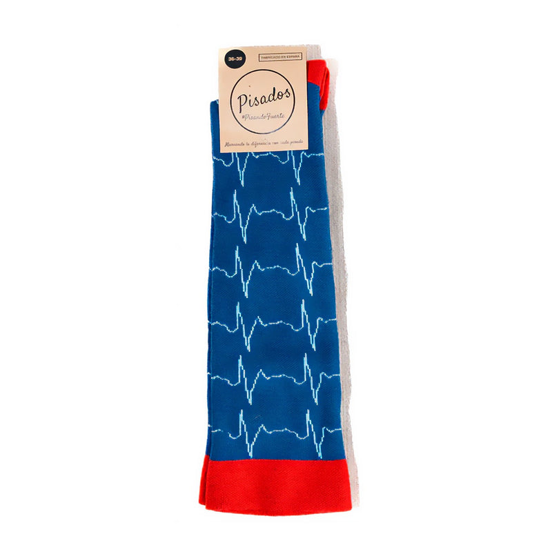 Printed Compression Socks - Pulsations-zoom-