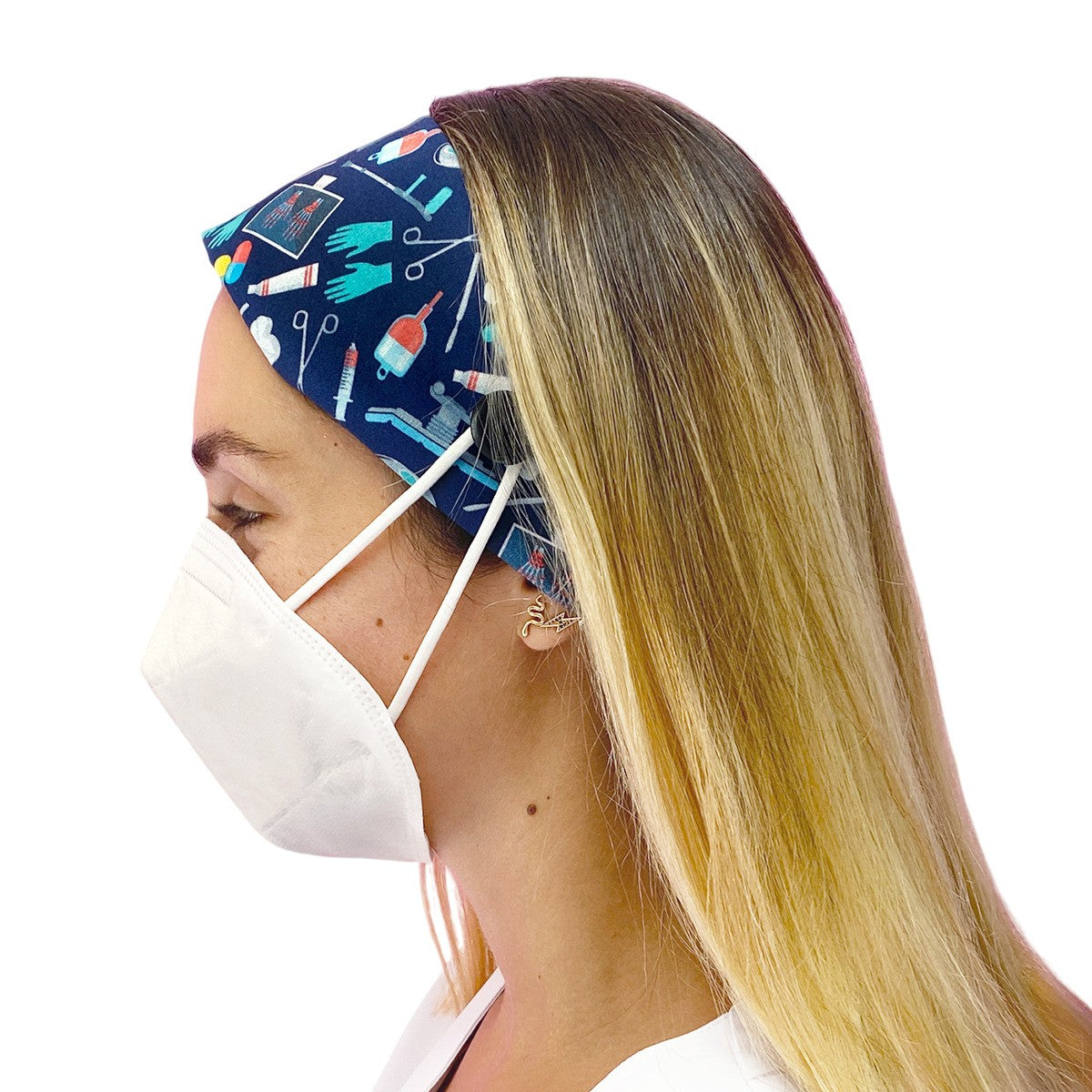 Headband with button - Prints-6