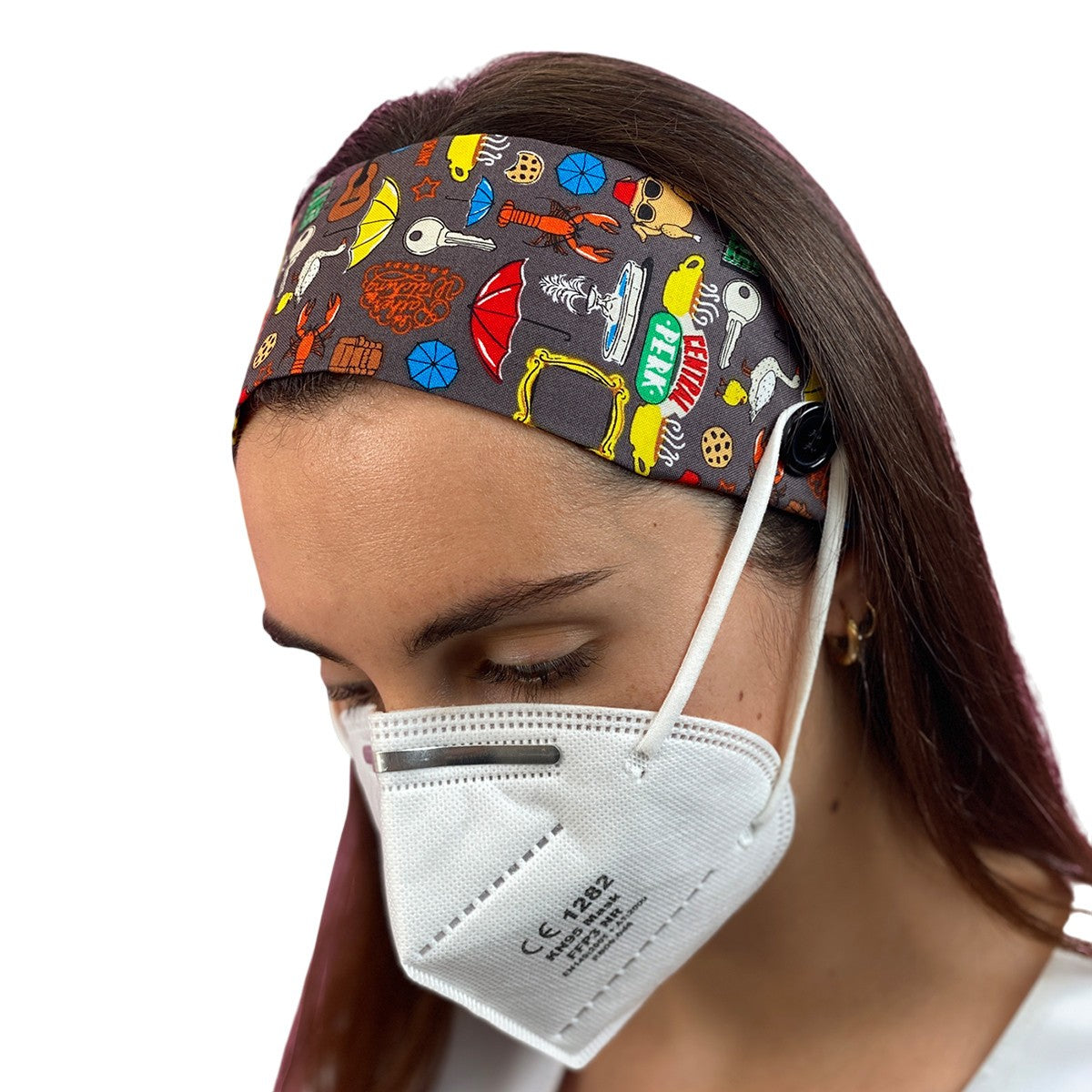 Headband with button - Prints-zoom-17