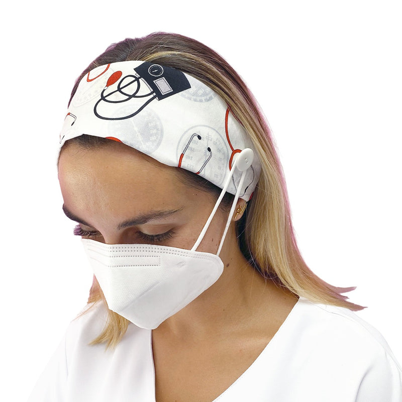 Headband with button - Prints-zoom-
