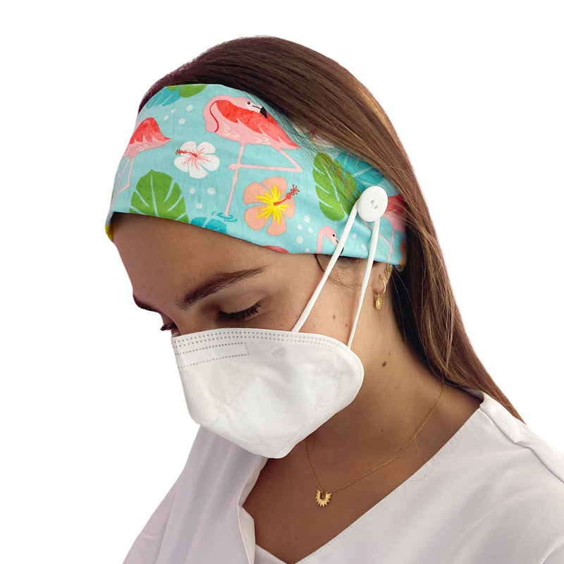 Headband with button - Prints-zoom-