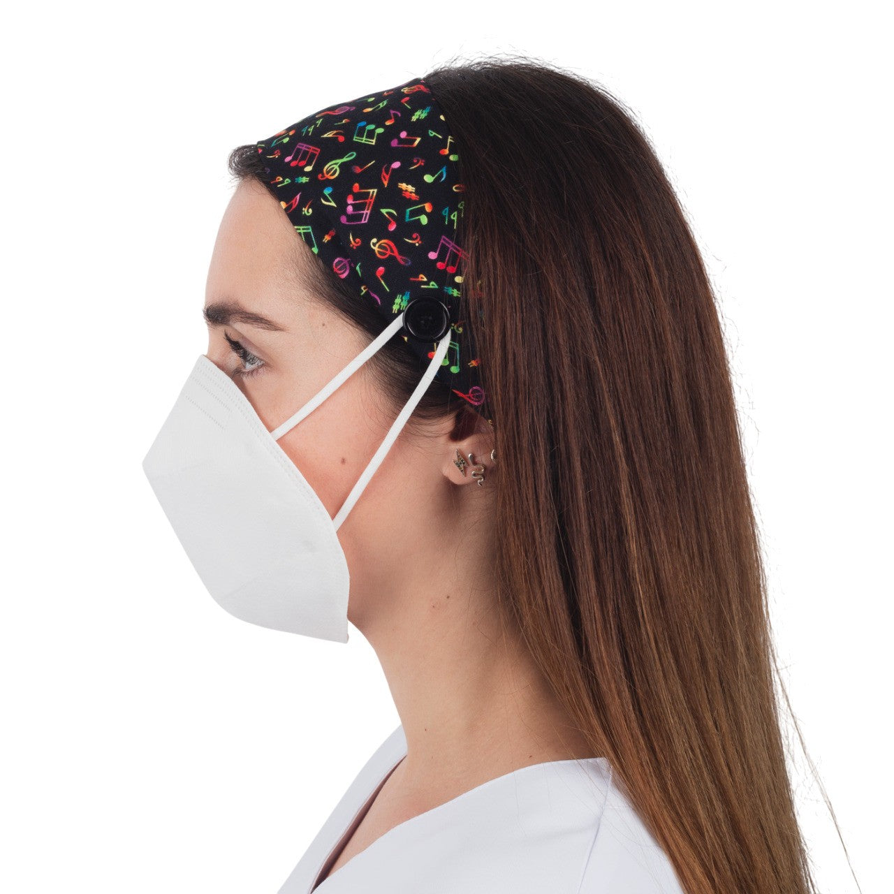 Headband with button - Prints-zoom-30