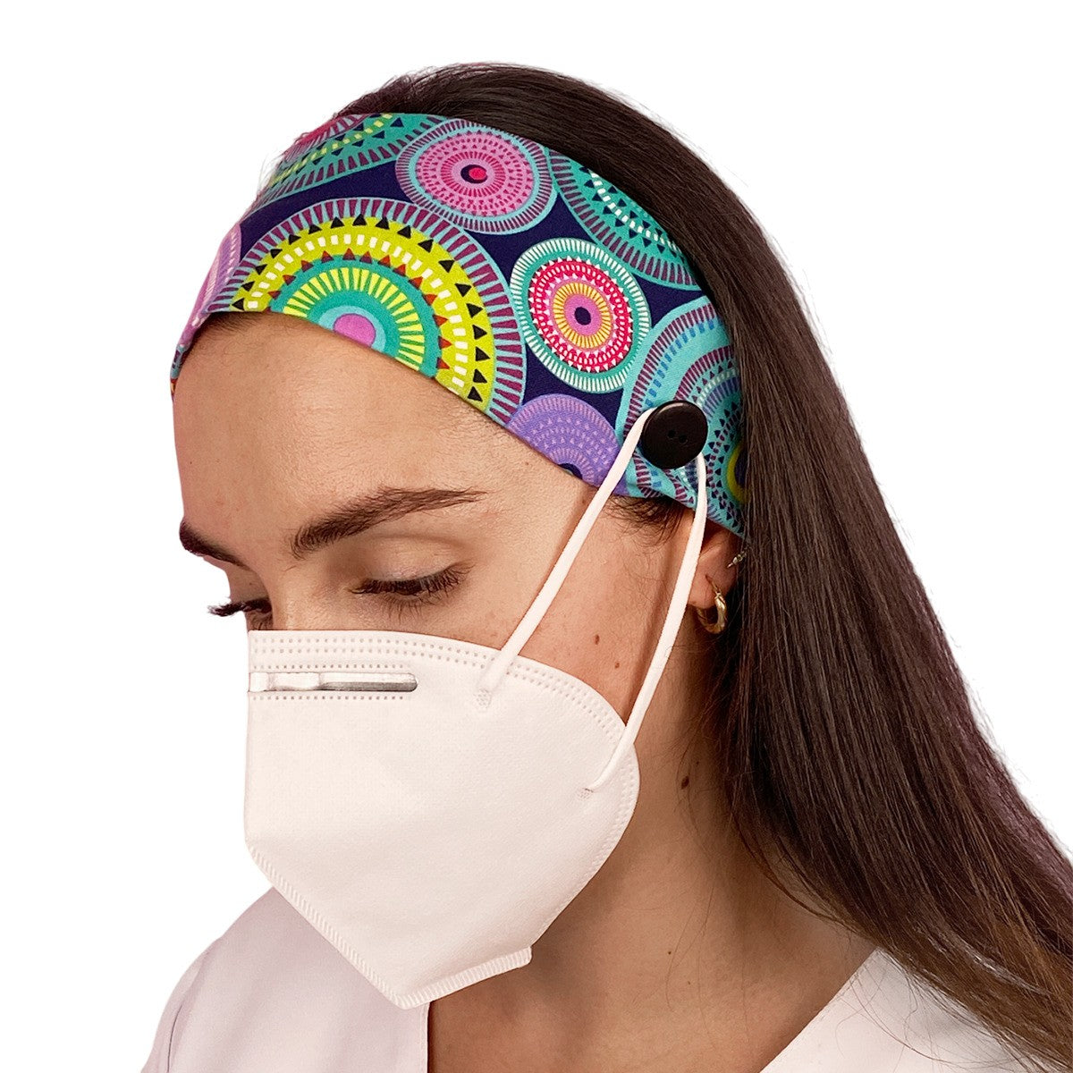 Headband with button - Prints-zoom-31
