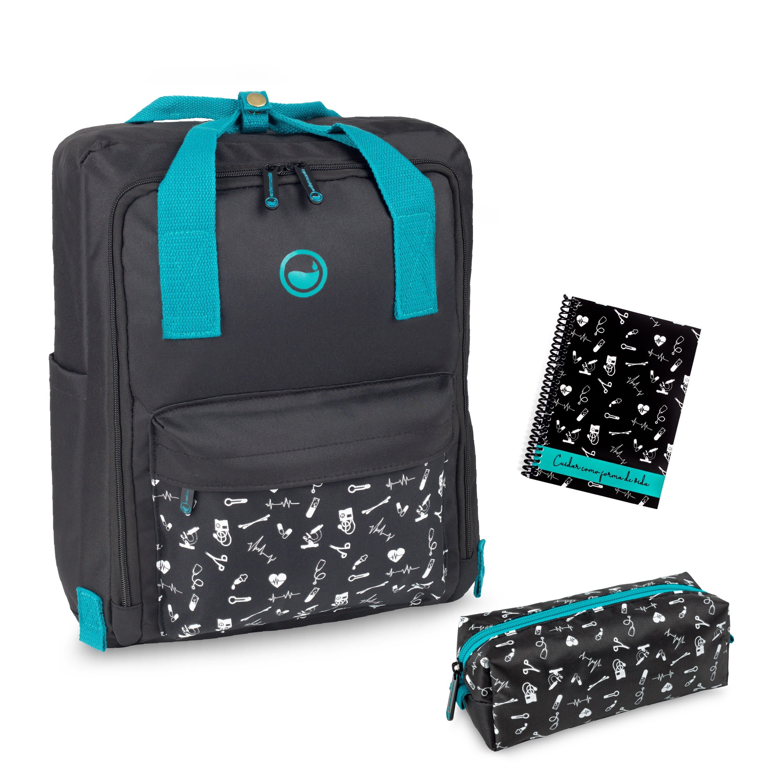 Pack with backpack for Healthcare Students - Black Collection-zoom-1