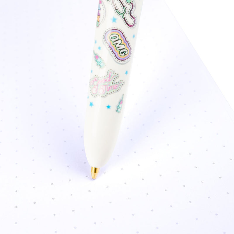 BIC 4-color patterned ballpoint pen - Stickers Collection-zoom-