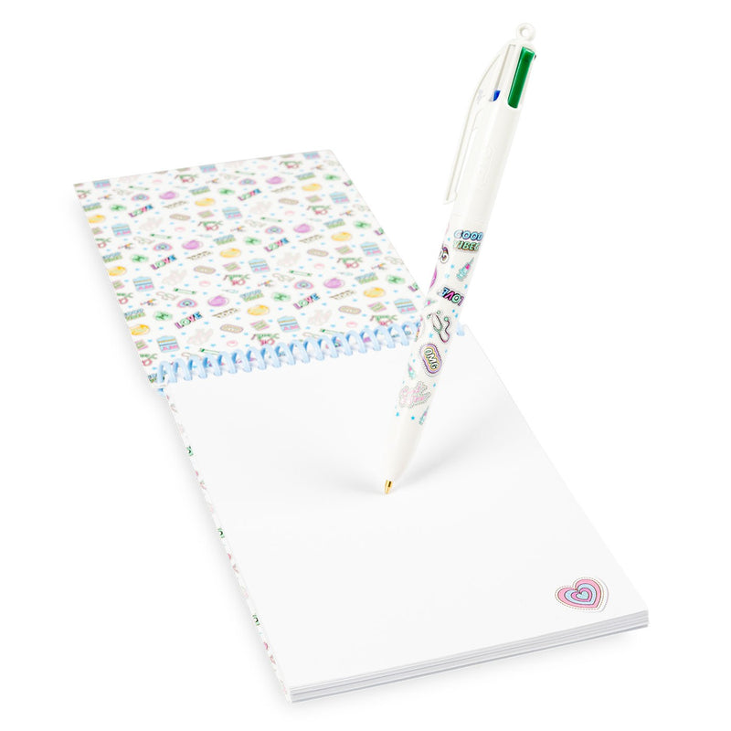BIC 4-color patterned ballpoint pen - Stickers Collection-zoom-