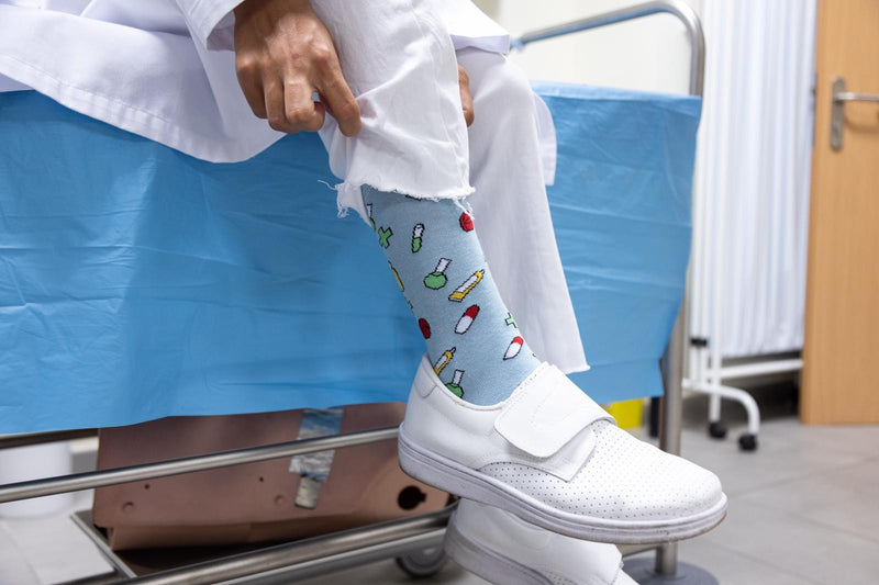 Printed Compression Socks - Pharmacy-zoom-