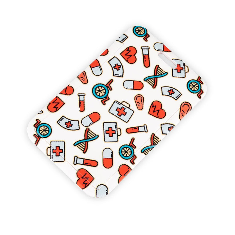 Lanyard with ID tag - Different prints-zoom-