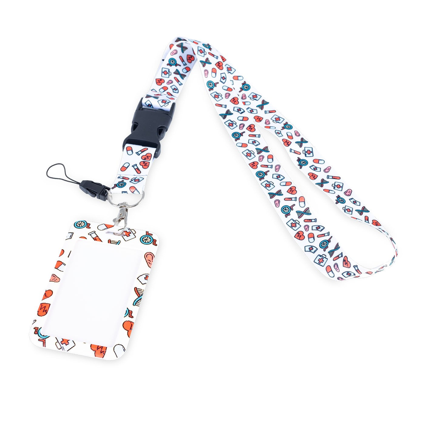 Lanyard with ID tag - Different prints-6