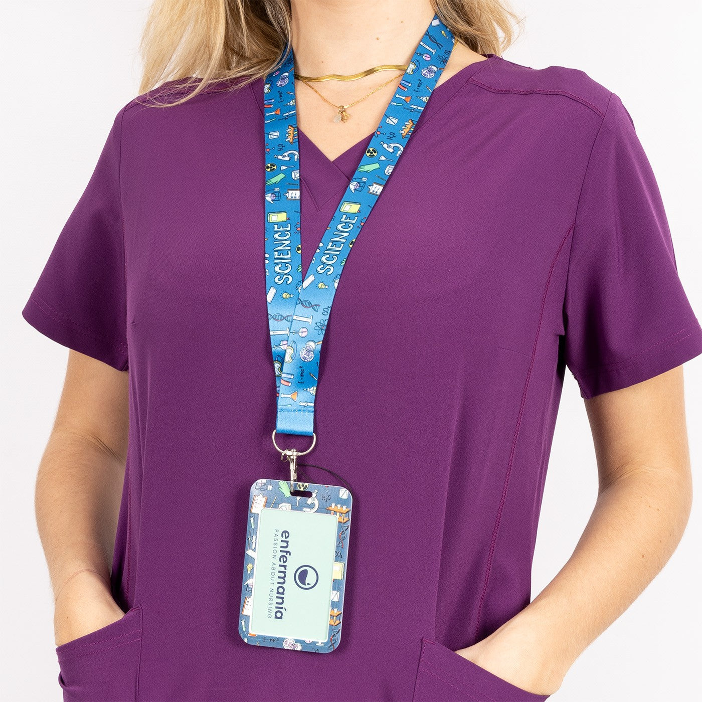 Lanyard with ID tag - Different prints-7