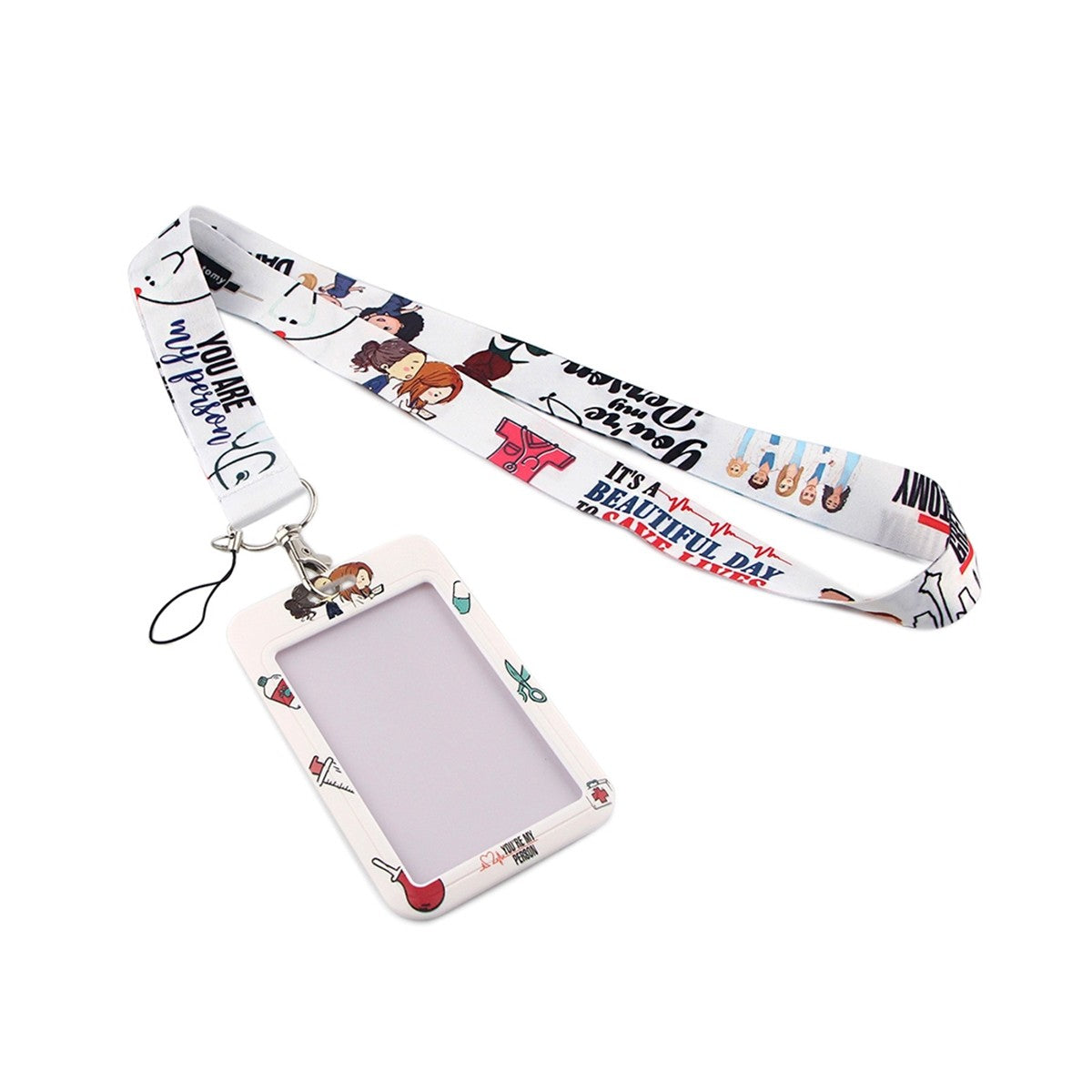 Lanyard with ID tag - Different prints-12