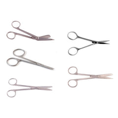 Set de 5 tijeras para Zurdos, precisión, ergonomía y fiabilidad en cada corte