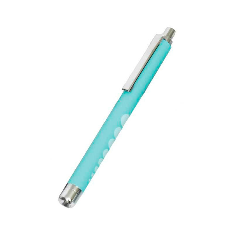 Pocket flashlight with pastel-colored LED light -zoom-