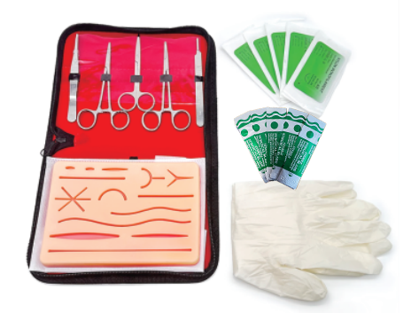 Kit de suturas ideal para estudiantes y profesionales