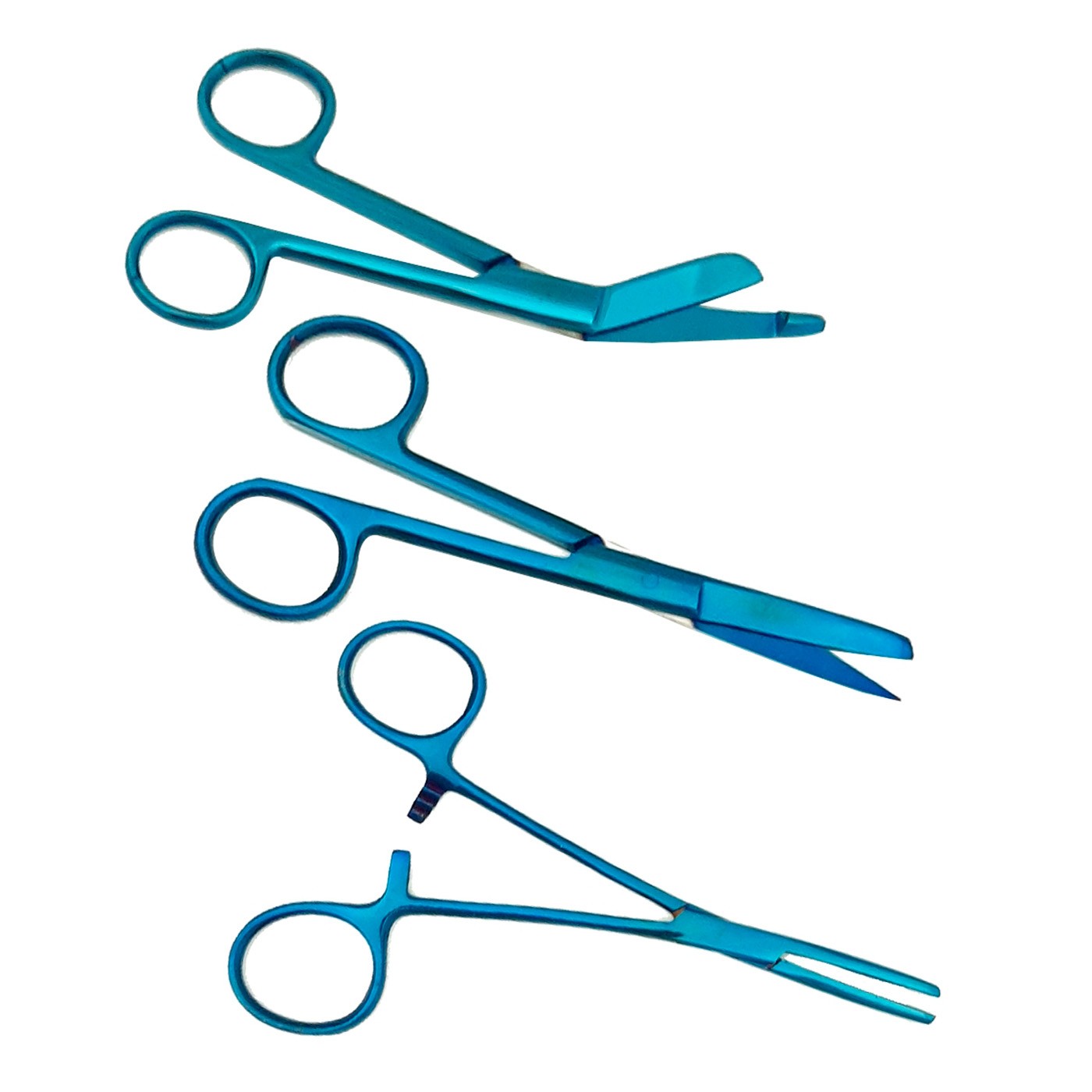 Set of printed nursing scissors