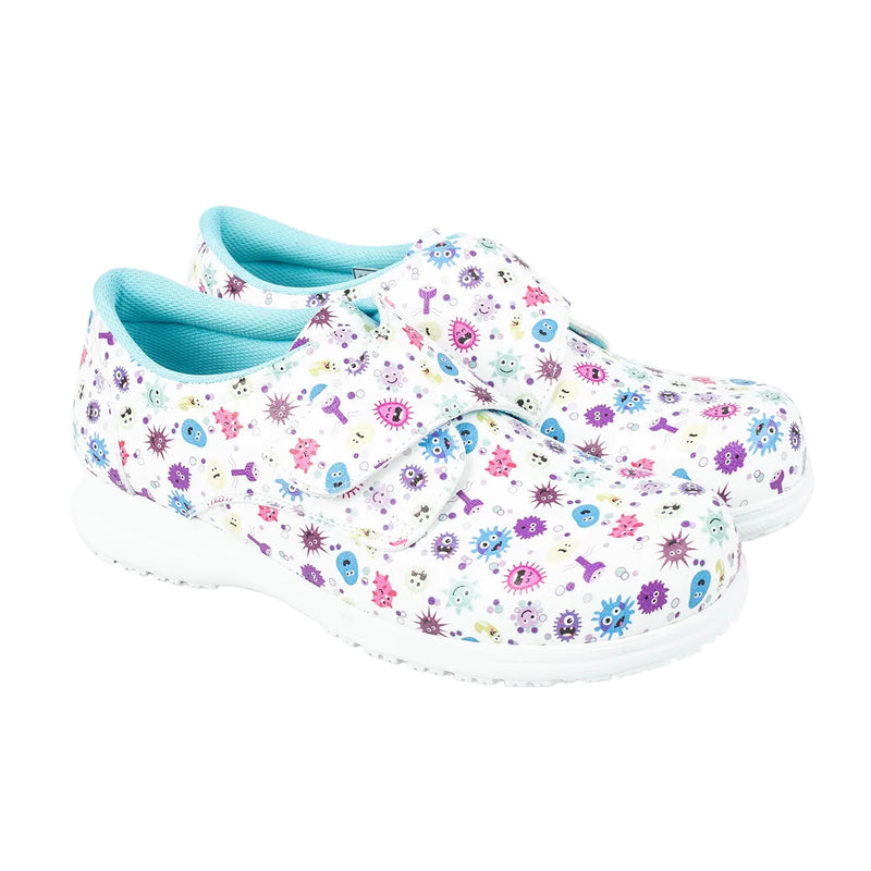 Vegan leather shoe with velcro closure - Virus Collection-zoom-