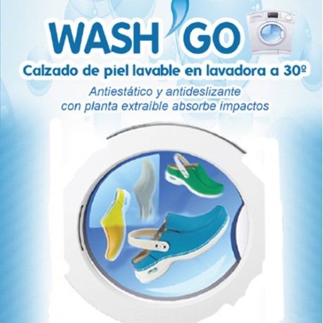 Washable Leather Clog Wash'Go - Different colors-zoom-