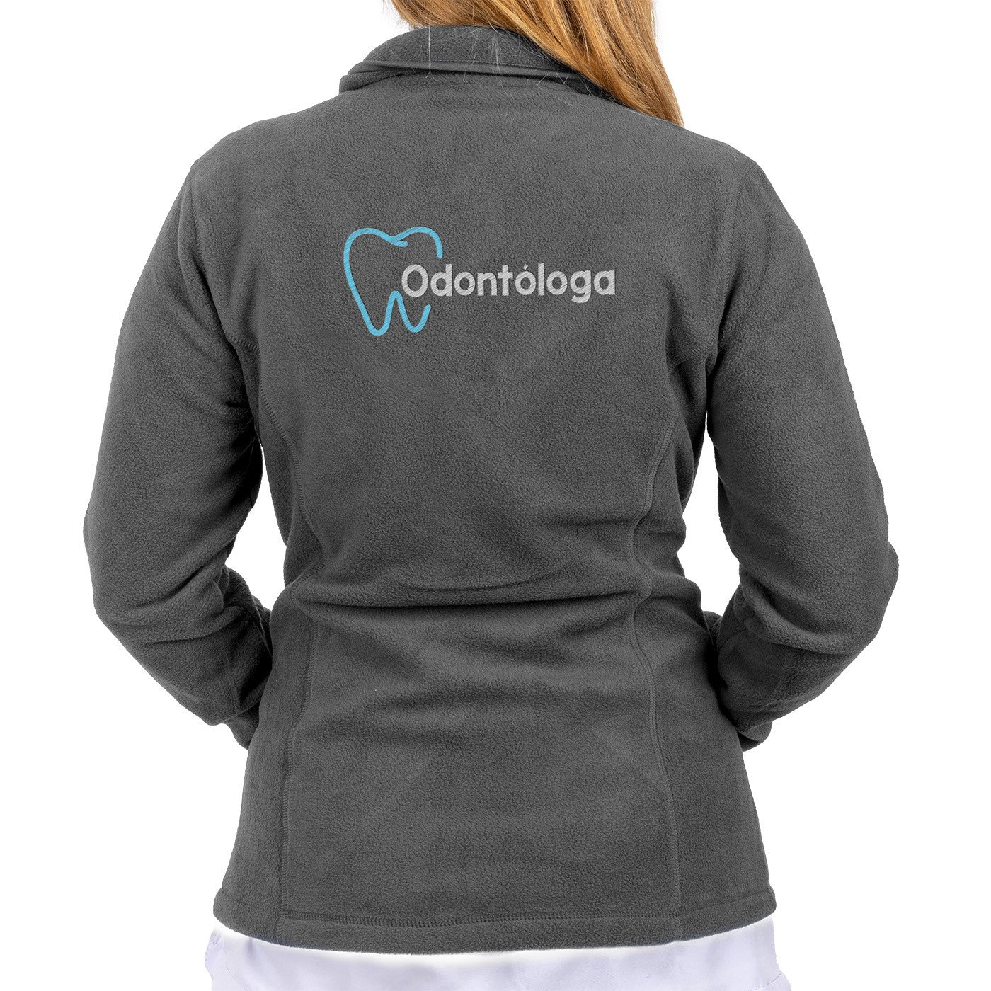 Forro Polar Sanitario Mujer Personalizado – Color Gris-zoom-1