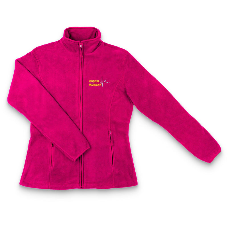 Personalized Women's Fleece Lining - Fuchsia-zoom-