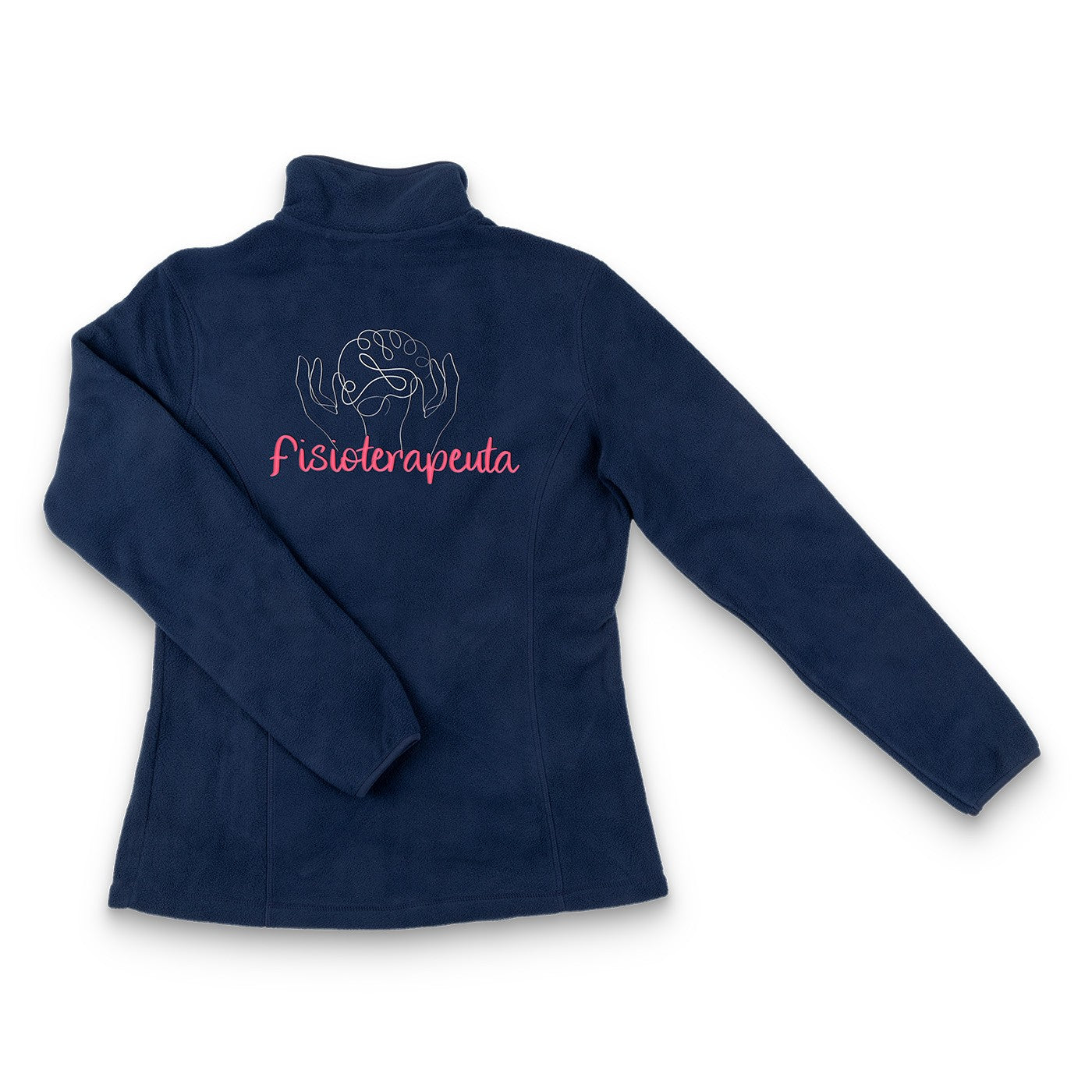 Personalized Women's Fleece Lining - Navy Blue-zoom-5