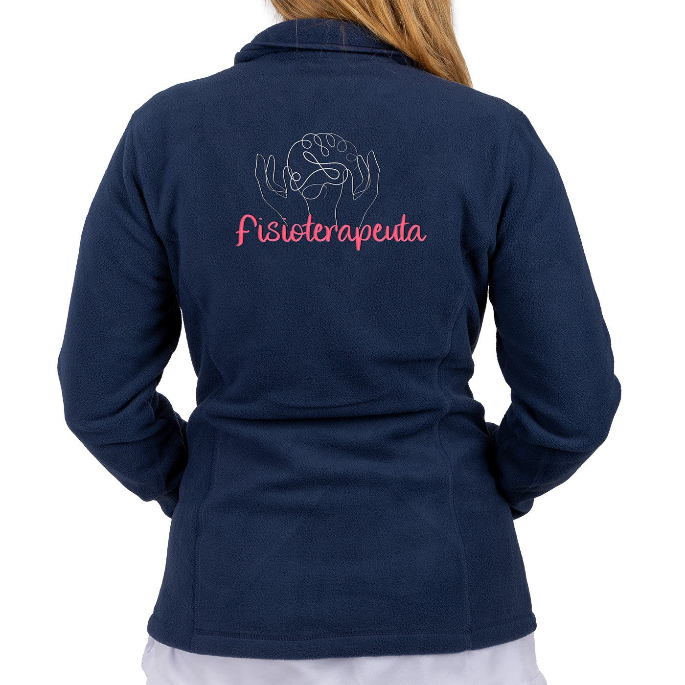 Personalized Women's Fleece Lining - Navy Blue-1