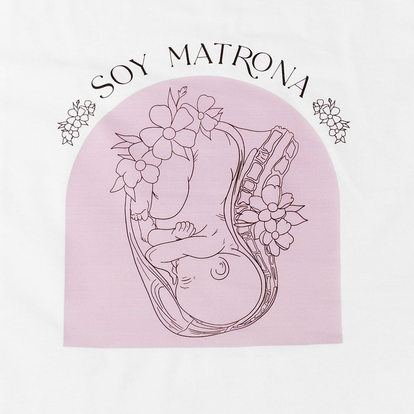 Women's white t-shirt - I am a midwife @elartedecuidar-zoom-4