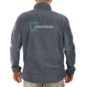 Chaqueta Polar Sanitario Hombre Personalizado – Gris con bordado