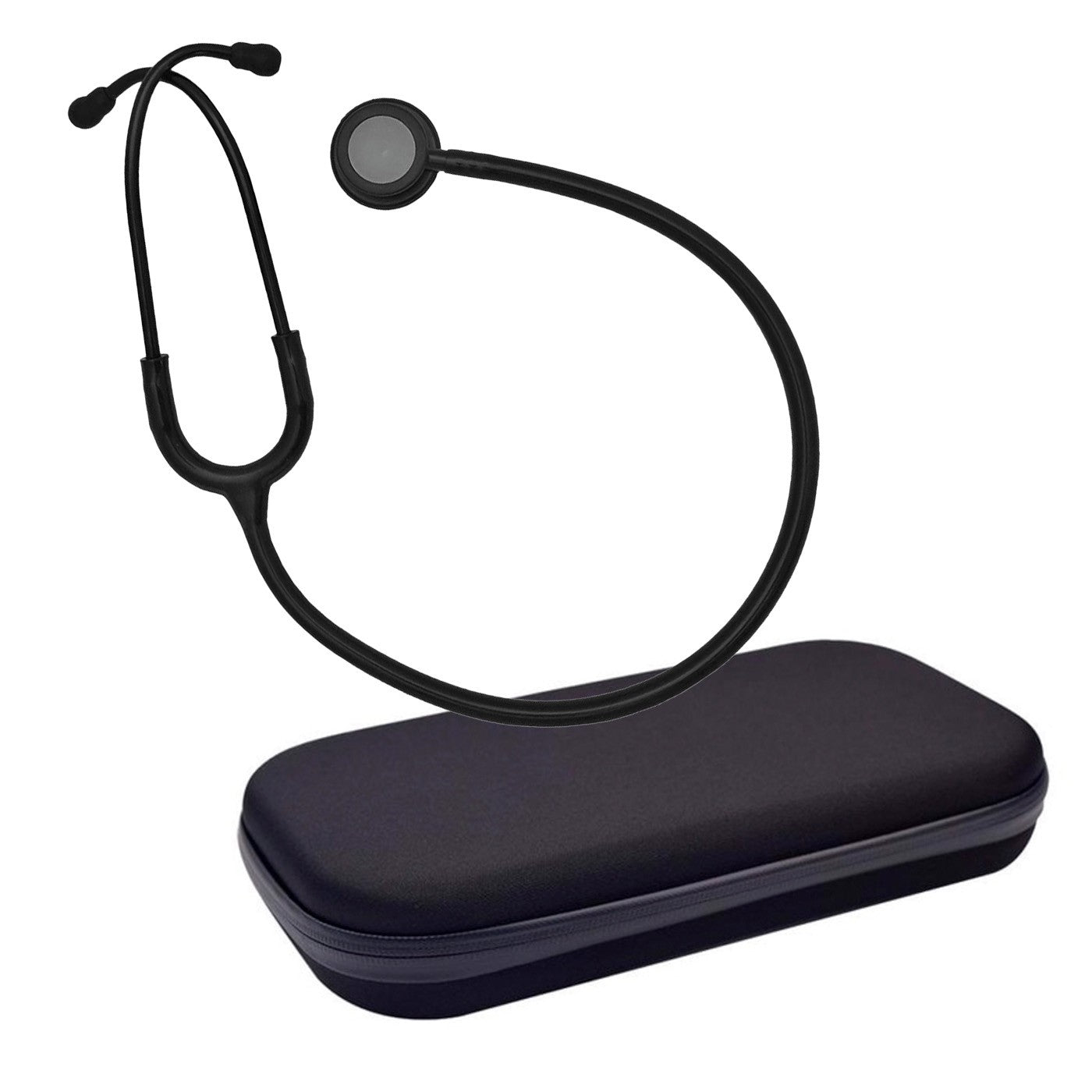 Duovitec Professional Line Stethoscope Pack with Case - Black-zoom-1