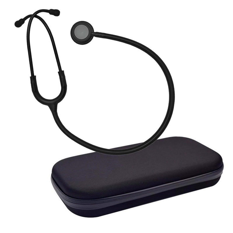 Duovitec Professional Line Stethoscope Pack with Case - Black-zoom-