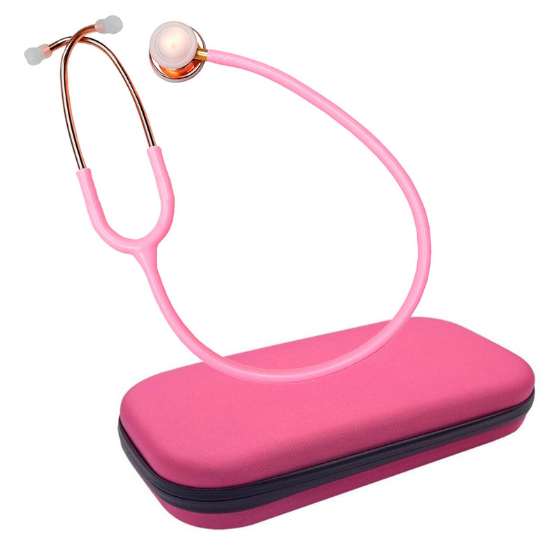 Duovitec Professional Line Stethoscope Pack with Case - Pink-zoom-