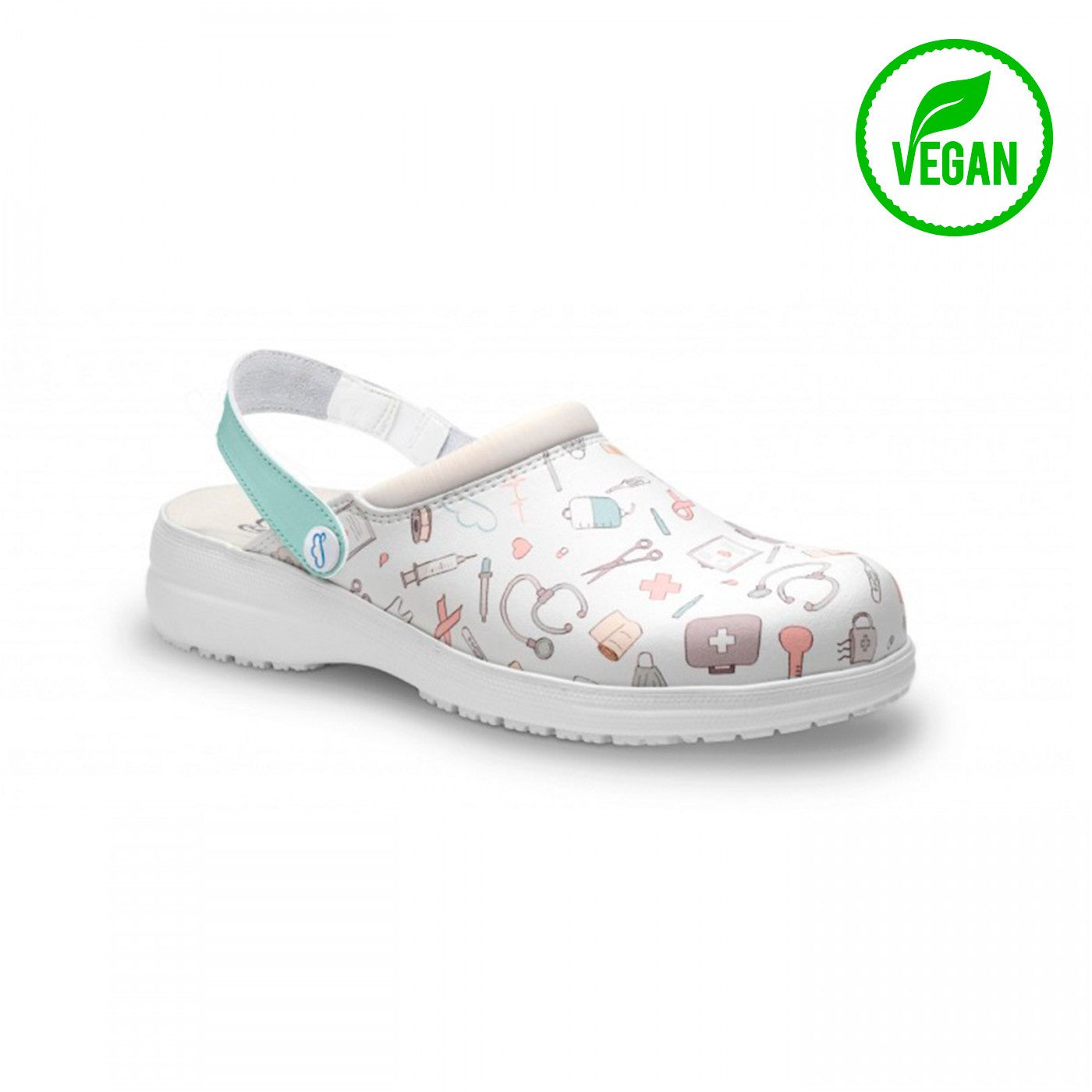 Vegan leather clog - Instrumental print-4