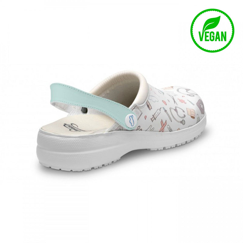 Vegan leather clog - Instrumental print-zoom-