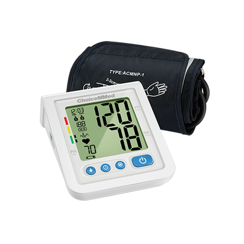 Digital sphygmomanometer pack with black case-zoom-