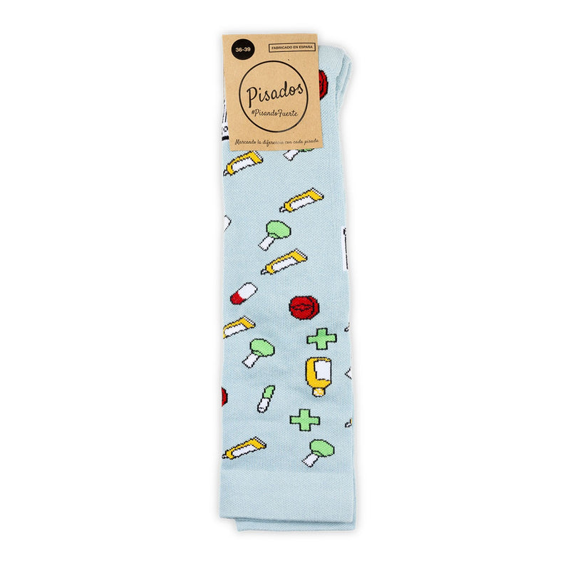 Printed Compression Socks - Pharmacy-zoom-