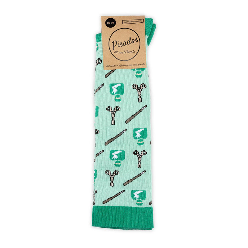 Printed Compression Socks - No Anesthesia-zoom-
