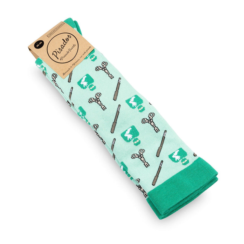Printed Compression Socks - No Anesthesia-zoom-